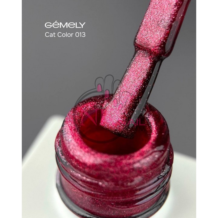 Гель-лак Gemely Cat color №013, 6 мл HEMA/TPO free